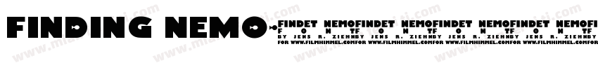 Finding Nemo字体转换
